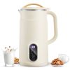 6-in-1 Nut Milk Maker, 20 oz Soy Milk Maker Machine with 6 Blades, for Homemade Oat, Nut, Soy, Juice