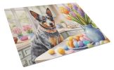 NEW Decorating Easter Australian Cattle Dog Glass Cutting Board Decorative Tempered Glass Kitchen Cutting and Serving Board Large Size Chopping Board