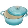 Dutch Oven,Dutch Oven Pot with Lid,4.5 QT Enamel Dutch Ovens with Dual Handles,Cast Iron Pot for Braiser,Cooking,Gifts for Family